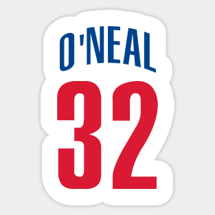 Shaquille O'Neal Basketball Sticker